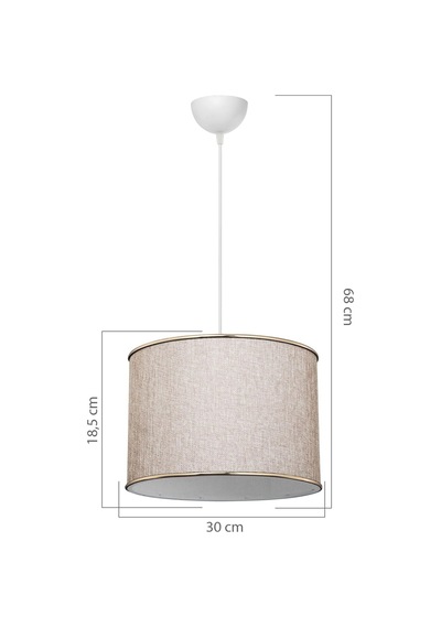 Ag Lightdesign Bej Sarkıt Avize Salon Yatak Odası Mutfak Modern Şık Lamba 30 Agnm127 Diğer