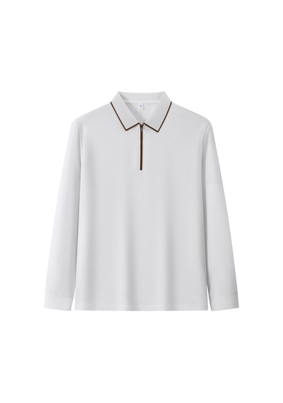 New Performance Premium Polo T-shirt 82% Nylon 18% Spandex Beyaz