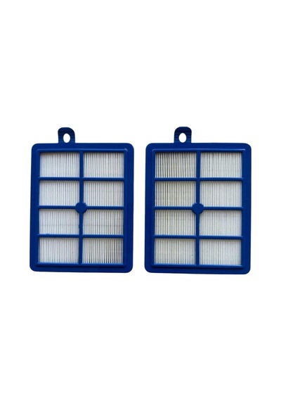 Elektrikli Süpürge Hepa Filtre - Mavi Plastik - 2 Adet - Electrolux - Aeg - Arçelik - Arnıca - Phılıps - Modell Genel