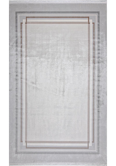 Foneks Halı Alina 100x200 487a Gri Kahve