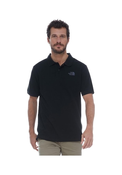 The North Face Nf00Cg71 M Polo Piouet Siyah Erkek T-Shirt Siyah