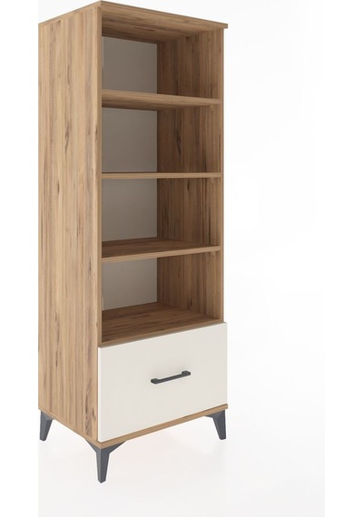 Hyperion Dolap 4 Raflı Tek Çekmeceli 60x44x163 Çam-aytaşı Atlas Çam