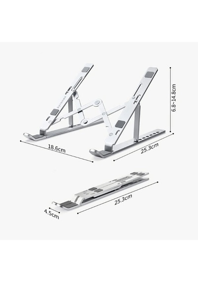 Lexroo Ht-119 Katlanır Laptop Ve Tablet Standı, Siyah