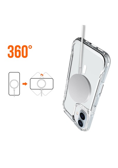 Apple Uyumlu iPhone   16 Kılıf   Magsafe Şarj Özellikli T-max Magsafe Kapak