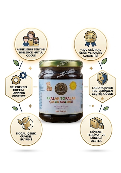 Bekir Pehlivan Naturals Apalak Topalak Çocuklar İçin Geleneksel Zindelik Karışımı 240g