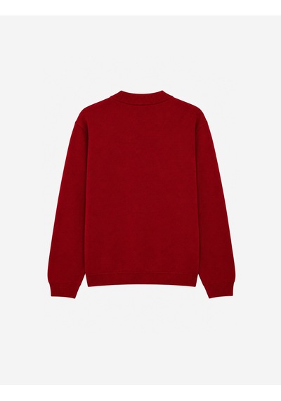 Koton Uzun Kollu Regular Fit Yarım Balıkçı Yaka Basic Triko Kazak Bordo 7wam70042ht