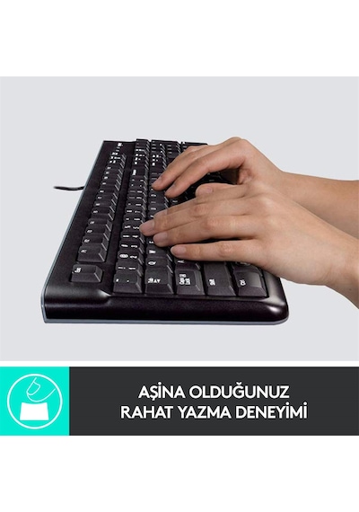 LOGITECH K120 KABLOLU KLAVYE (Q TUŞ DİZİMİ)-SİYAH 920-002505