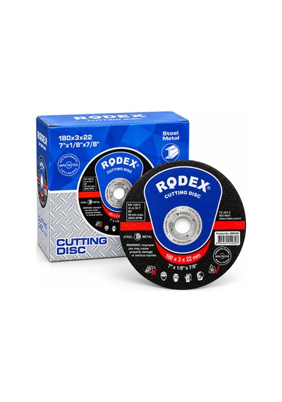 Metal Kesici Disk 180x3x22mm For Metal 5705