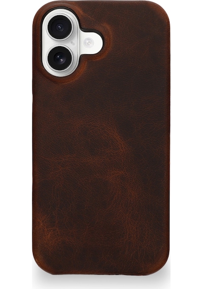Avra Hide Case Apple Uyumlu iPhone 17 Cognac Kiss