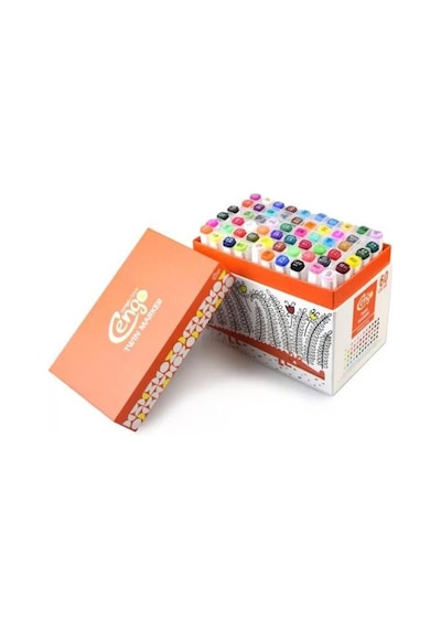 Cengo Twin Marker Çift Uçlu Kalem 60 Renk Cgo-134