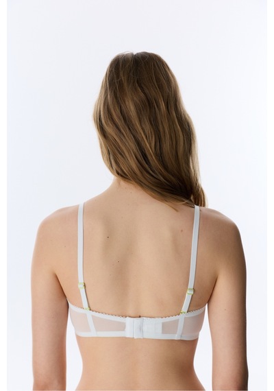 Penti Açık Mint Lotus Straplez Floral Balenli Sütyen