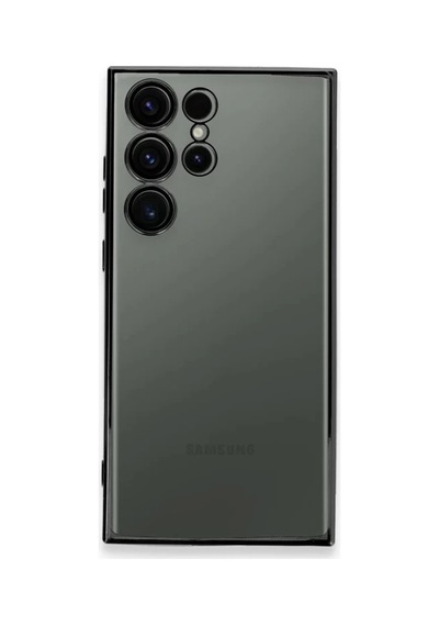Galaxy S24 Ultra Kılıf Razer Lensli Silikon - Yeşil