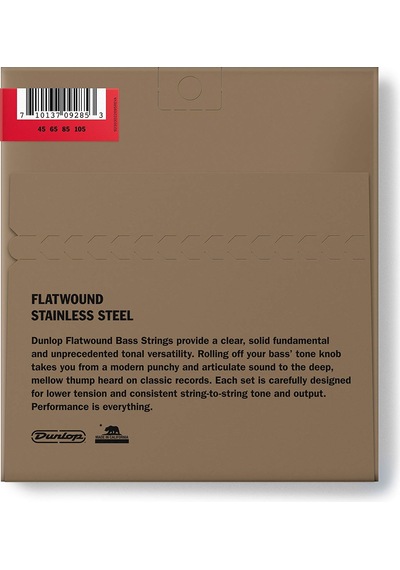 Jim Dunlop Flat Wound 4 Telli Bas Gitar Teli 45-105