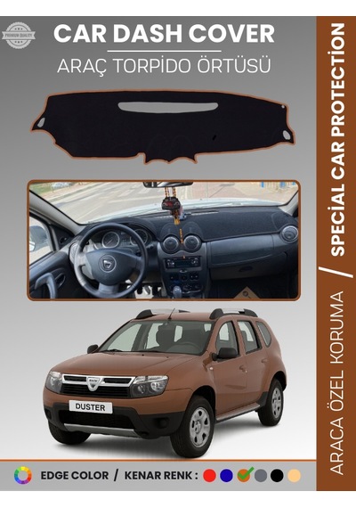 Dacıa Duster 2009-2013 Torpido Örtüsü Ön Göğüs Koruma Torpido Koruma Çatlamayı Engeller Tam Uyum - 235 Stiloto
