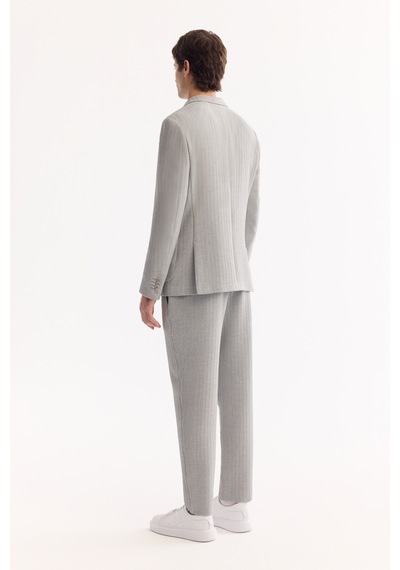 Avva Erkek Gri Mono Yaka Bi-stretch Hafif Dokulu Blazer Comfort Slim Fit Ceket A52y4003 Avva Erkek Gri Mono Yaka Bi-stretch Hafif Dokulu Blazer Comfort Slim Fit Ceket A52y4003