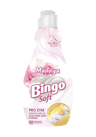 Bingo Soft Konsantre Yumuşatıcı 1440 Ml Manolya Bahçesi 2 Adet Diğer