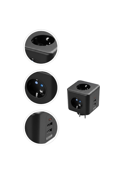 Ceylan Adam Akım Korumalı Priz Çoklu Usb Girişli Güvenli Enerji Yönetimi Standart