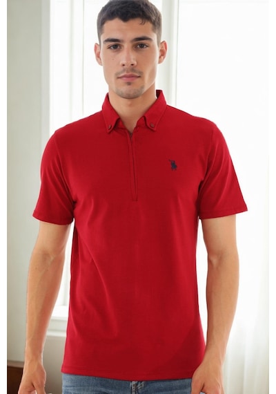 T9583 Dewberry Erkek T-shırt-bordo Bordo