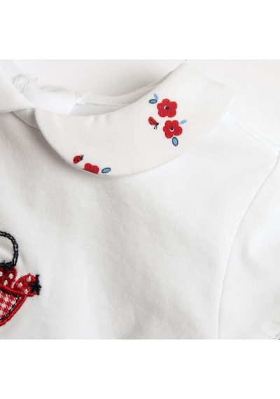 Chicco Takım / T-shirt+pantalon 09073894000000 000037 Whıte & Red Beyaz - Kırmızı