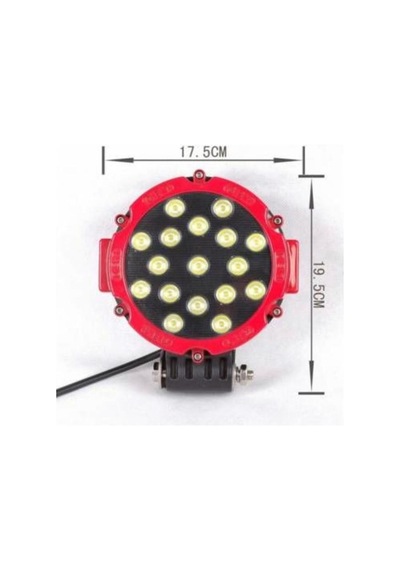 Off Road 17 Led Sis Lambası 51 Watt Off Road Sis Farı