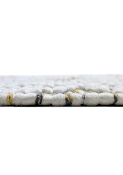 My Home Halı Oslo Iskandinav Şahane El Dokuma %100 Doğal Pamuk Yumuşak Sari Yıkanabilir Kilim Halı K2 Sarı