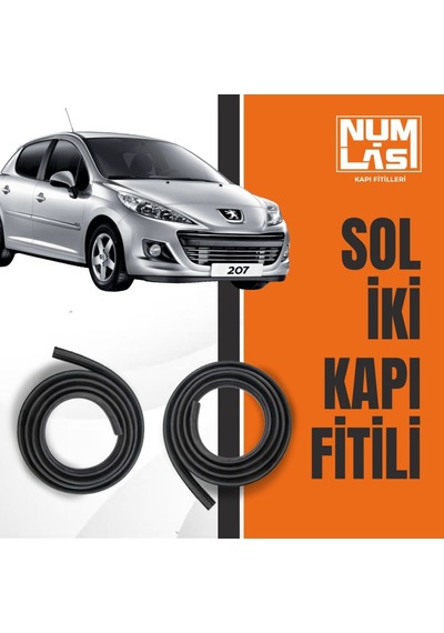 Peugeot 207 Sol Ön Ve Arka Kapı Fitili-a Kalite-numlas-nm3665