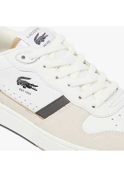Lacoste T-clip Deri Erkek Beyaz Sneaker 224-4-sma Beyaz - Gri
