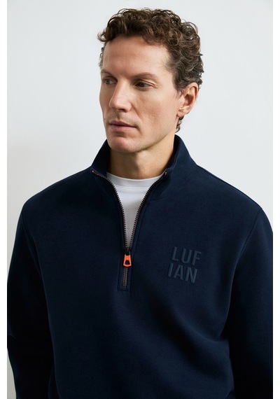 Lufian Chase Erkek Sweatshirt 112030213 Lacivert