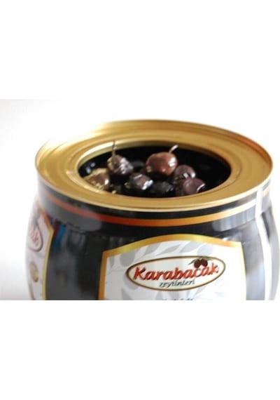 Karabacak Siyah Zeytin Hiper Boy 2 Kg Teneke