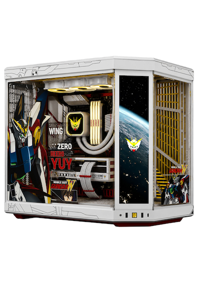 Hyte Y70 Touch Gundam Wing Temperli Cam Usb 3.2 E-atx Dual Chamber Mid Tower Dokunmatik Ekranlı Gaming Kasa Cs-hyte-y70ttı-gwıng