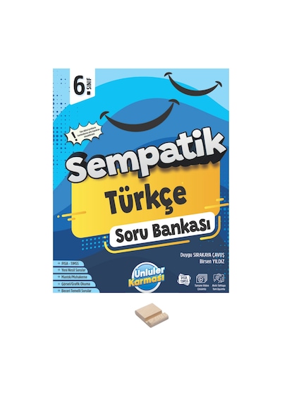 6. Sınıf Sempatik Türkçe Soru Bankası + Telefon Standı
