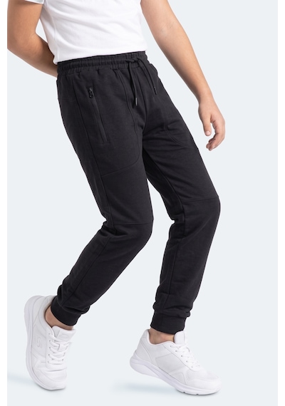 Slazenger Prımo Unisex Çocuk Siyah Eşofman Altı