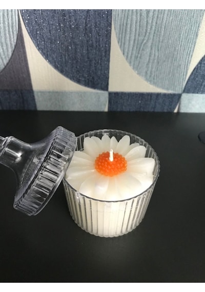 Bernami Mumluk Şamdanpinterest Mika Papatyalı Şekerlik Mum Düğün, Nişan, Nikah, Kına, Sünnet, Doğum, Söz Hediyelik -15 Adet Diğer