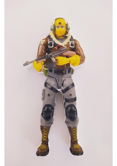 Fortnite Raptor Ahşap Led Pano Gece Lambası Biblo Ahşap Masa Deko