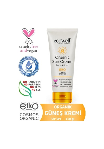 Organik Güneş Kremi 50 Spf