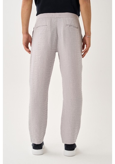 Alexandergardi Smart Casual Dokulu Pantolon Taş