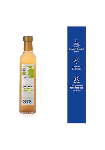 Ots Organik Elma Sirkesi 500 ML