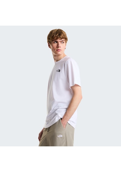 The North Face M Vertical Regular Short Sleeve Tee-grap Erkek T-shirt-32613 Beyaz