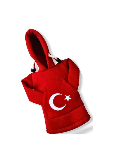Türk Bayrak'lı Araç Vites Polar Kıyafeti-Ayyıldızlı Araç Oto Vites Aksesuar