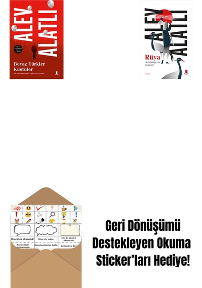 Beyaz Türkler Küstüler + Schrödinger İn Kedisi 2 - Rüya + Okuma Sticker'ları