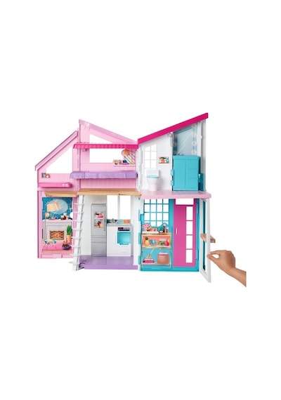 Barbie'Nin Malibu Evi. Dönüşüm Özellikli. 25'Ten Fazla Parçalı Ve