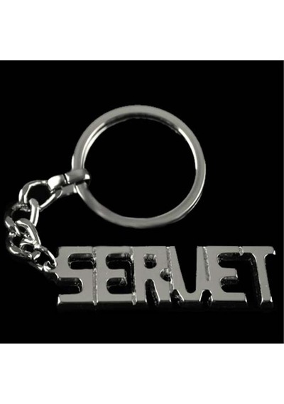 Servet - 941 - - Nazblsmm - İsimli Anahtarlık Çok Renkli