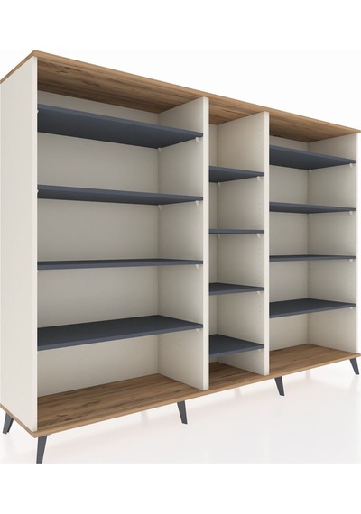 Hyperion Dolap 11 Raflı 220x44x163 Aytaşı-çam/antrasit Atlas Çam/antrasıt - Aytası Hyperion Dolap 11 Raflı 220x44x163 Aytaşı-çam/antrasit Atlas Çam/antrasıt - Aytası