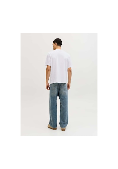 Jack & Jones Jjhonolulu Shape Erkek Beyaz Tişört 12288088 White
