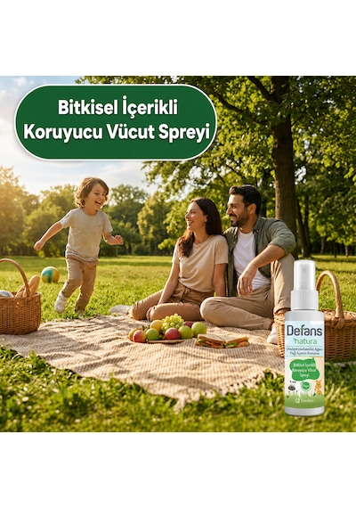 Defans Natura Bitkisel İçerikli Koruyucu Vücut Spreyi 3'lü