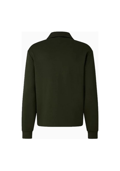 Bogner Fire&ıce Bogner Lionel Lüks Spor Stil Erkek Haki Polo Sweatshirt Yeşil