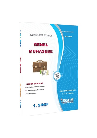 Aöf 1. Sınıf Genel Muhasebe Güz Dönemi 1. Yarıyıl Konu Anlatımlı Soru Bankası