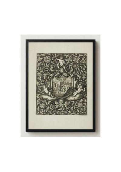 Anonim Gribelin Süsleme Levhası On Bir Çerçevesiz Poster 21x30 Cm A4 Geometrik Desen Etnik