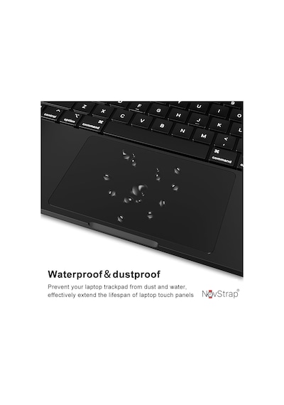 Novstrap Apple Uyumlu MacBook Pro 16 İnç M4/pro/max A3186 A3403 İle Trackpad Koruyucu Film Karışık Çok Renkli
