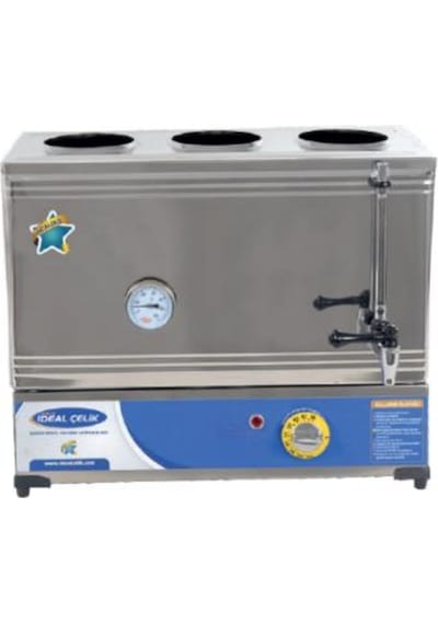 Ideal Çelik Elektrikli Platesiz Çay Ocağı (Vidalı) 60Lık 3 Demlik